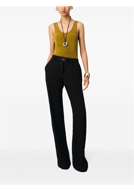 Pantaloni svasati in nero Ami Paris - donna AMI PARIS | FTR203AC0014001